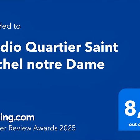Studio Quartier Saint Michel Notre Dame Free Netflix Paris Dış mekan fotoğraf