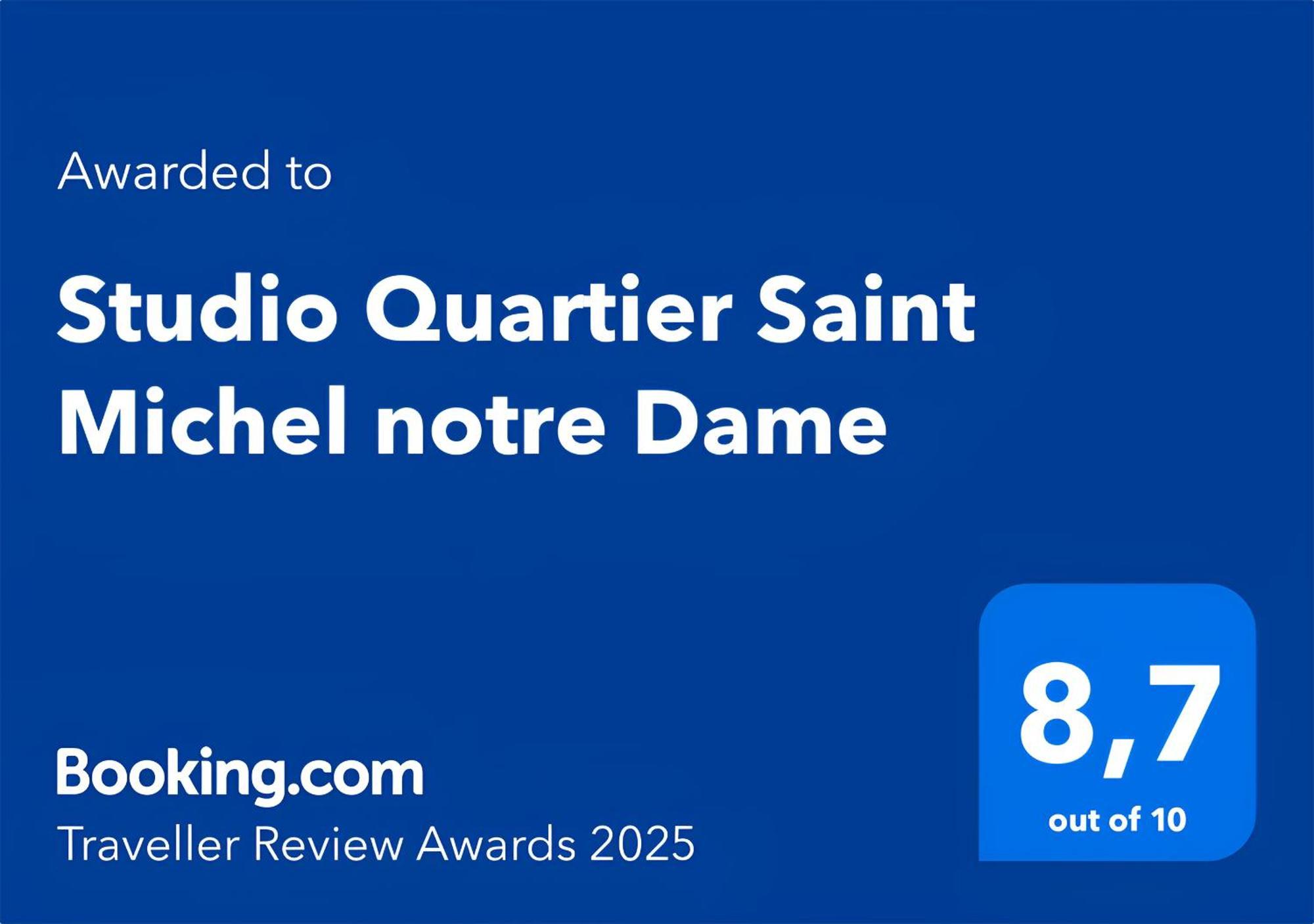 Studio Quartier Saint Michel Notre Dame Free Netflix Paris Dış mekan fotoğraf