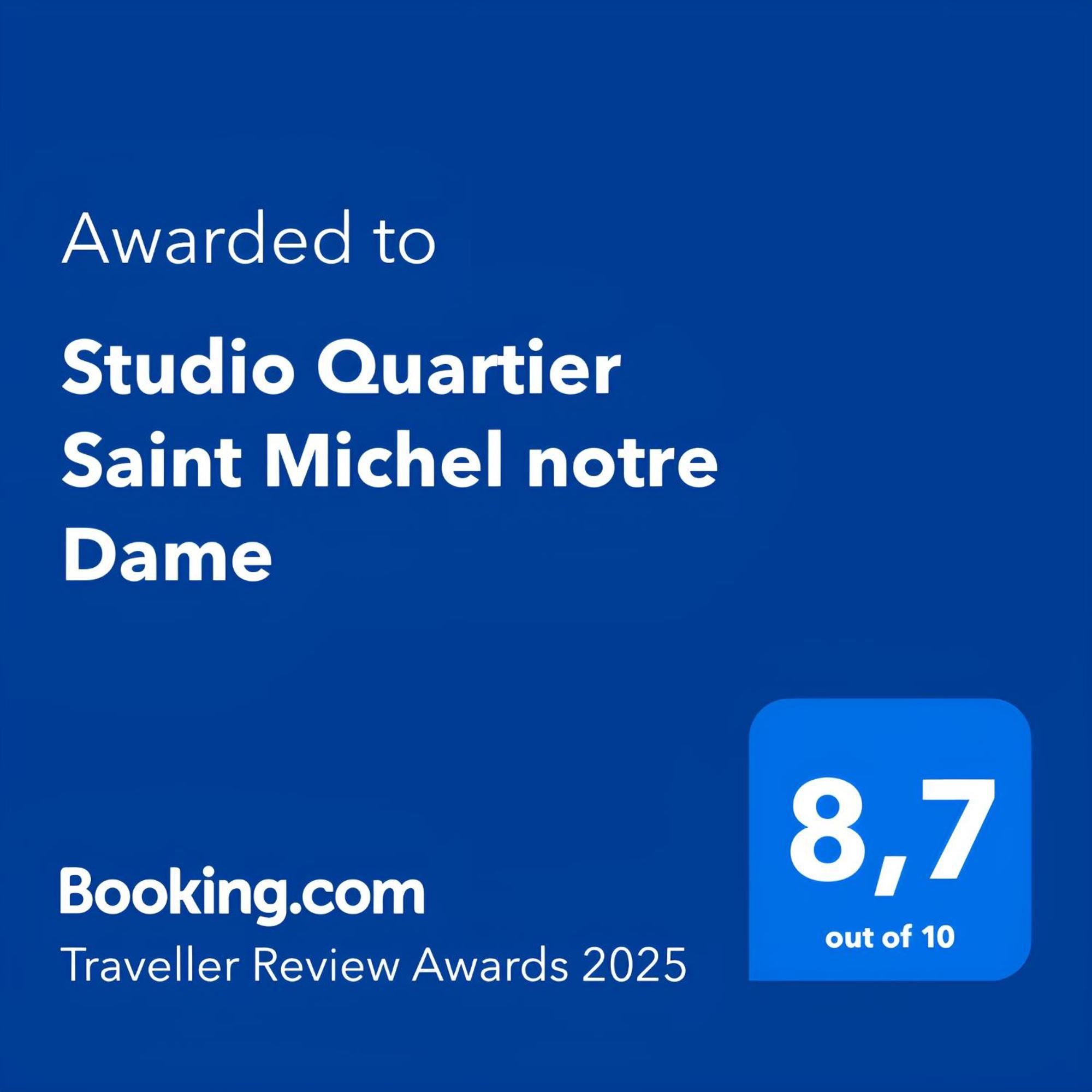 Studio Quartier Saint Michel Notre Dame Free Netflix Paris Dış mekan fotoğraf